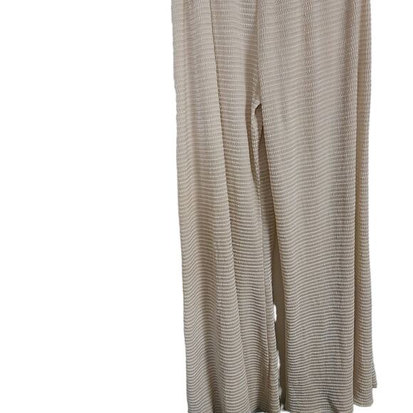Pretty Little Things Beige Wide Leg Baggy Elastic Palazzo Float Pants Plus 3XL - Picture 10 of 13